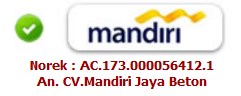 Rekening Bank Mandiri