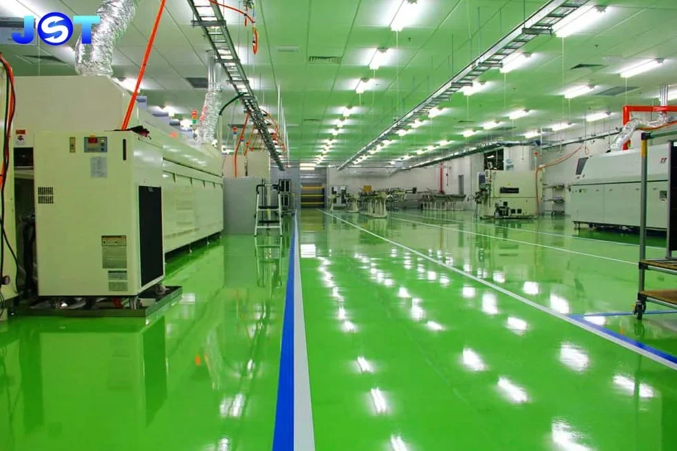 Tahap self leveling epoxy lantai showroom